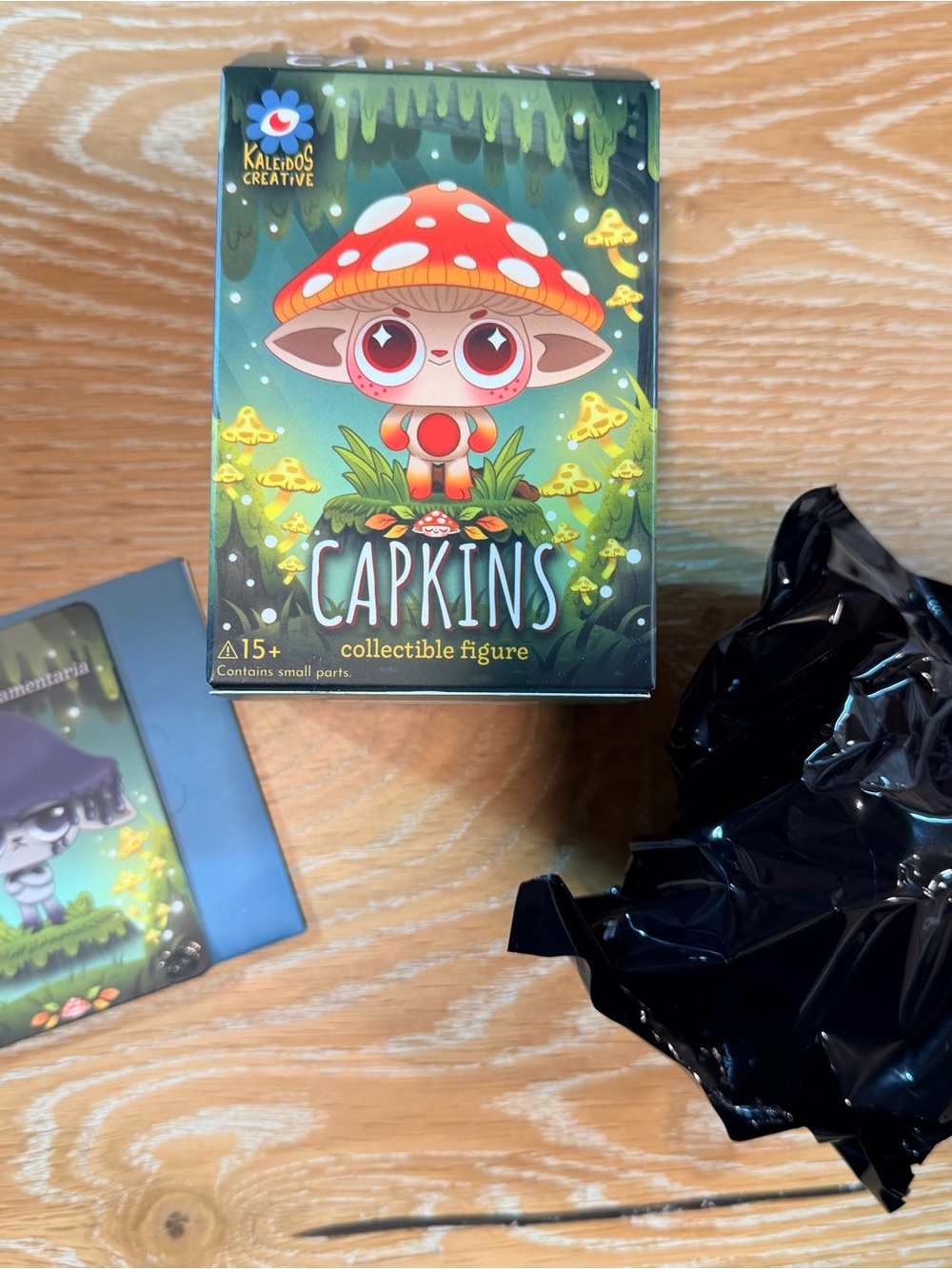 Kaleidos Capkins Purple Mushroom Collectible Figure - Inky